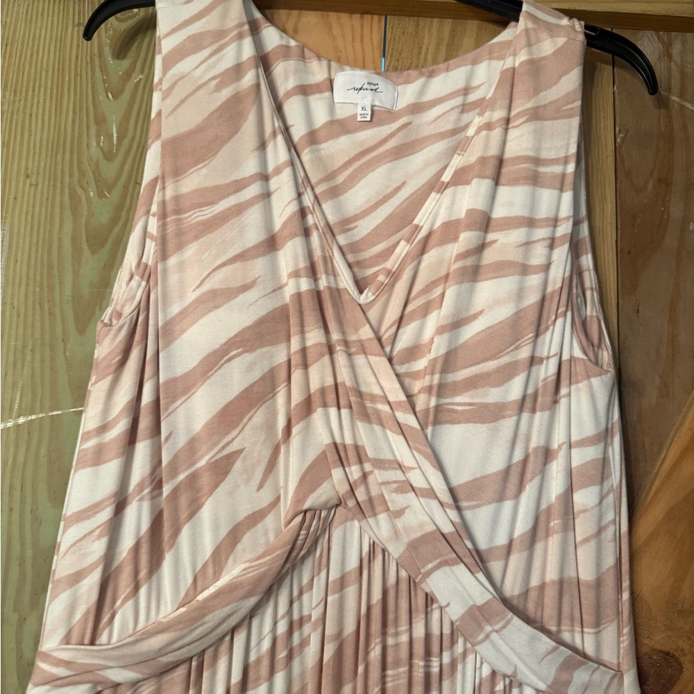 Soma Blush Zebra Print Maxi Dress - Picture 3 of 8